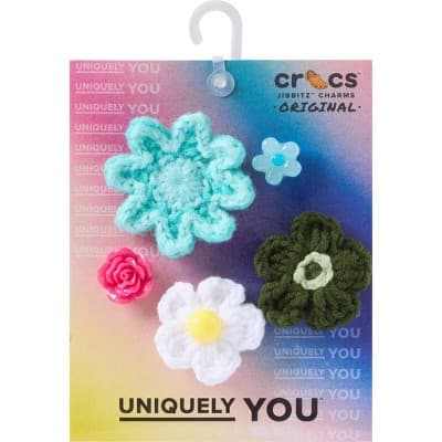 Crocs Adult Jibbitz Crafted Floral Shoes Accessories - Multicolor 5pk
