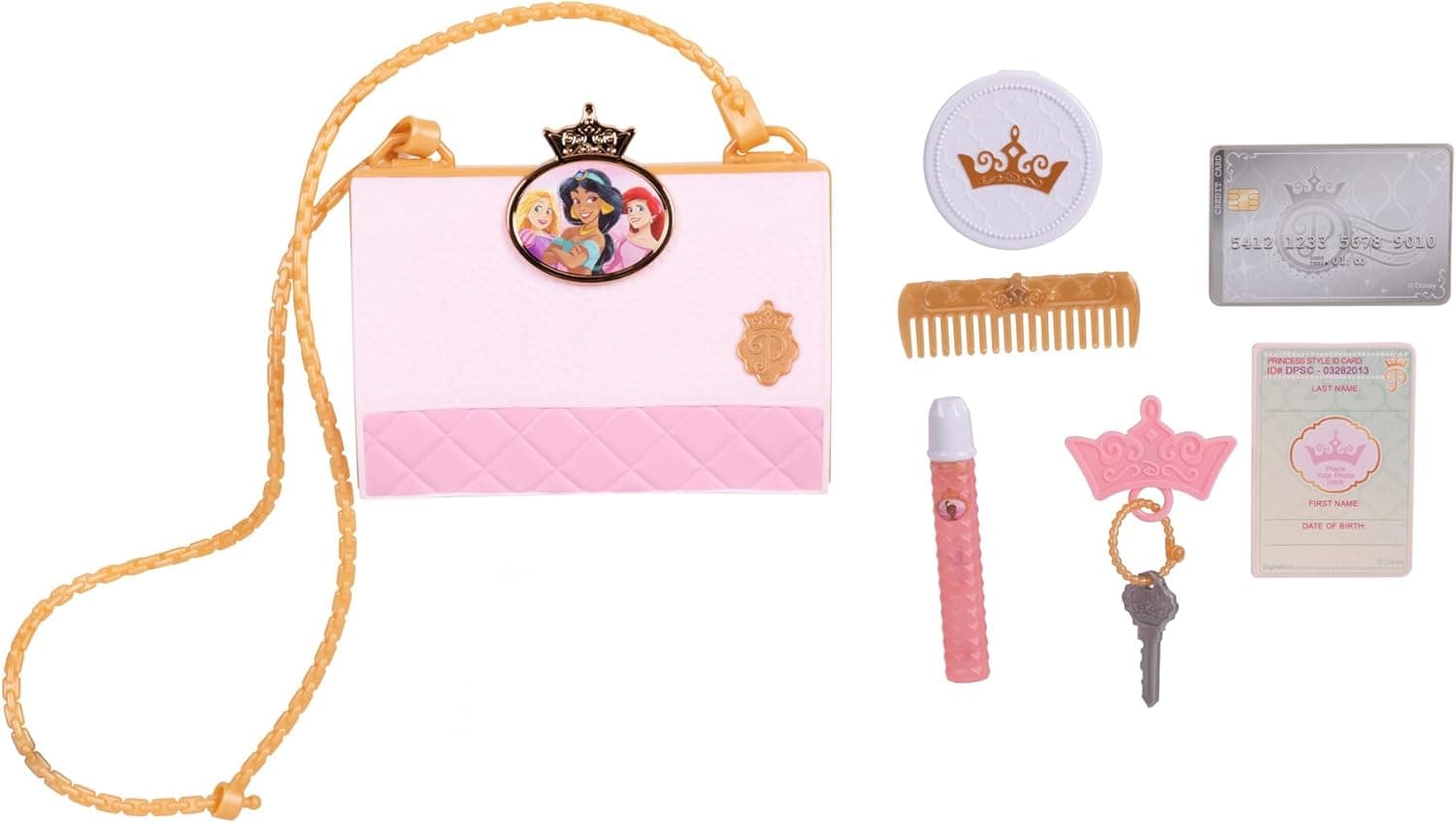 Disney Princess Makeup Purse: Chic Cross-Body with Blush Compact