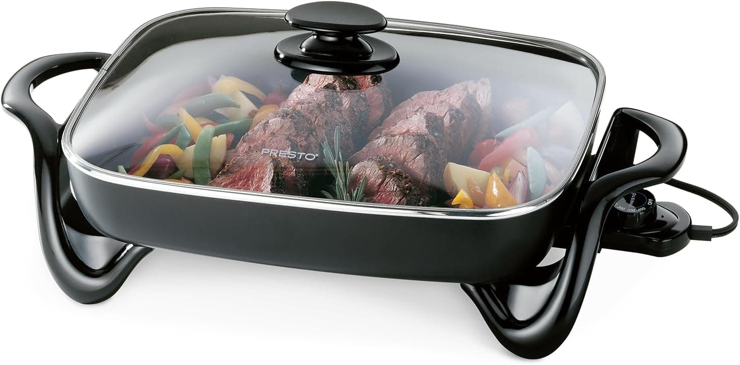 Sizzle Up Meals with Presto 16-Inch Electric Skillet