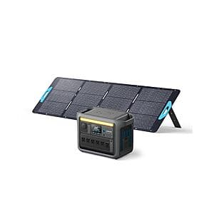 Anker SOLIX C1000 Power Station + 200W Solar Panel - $599
