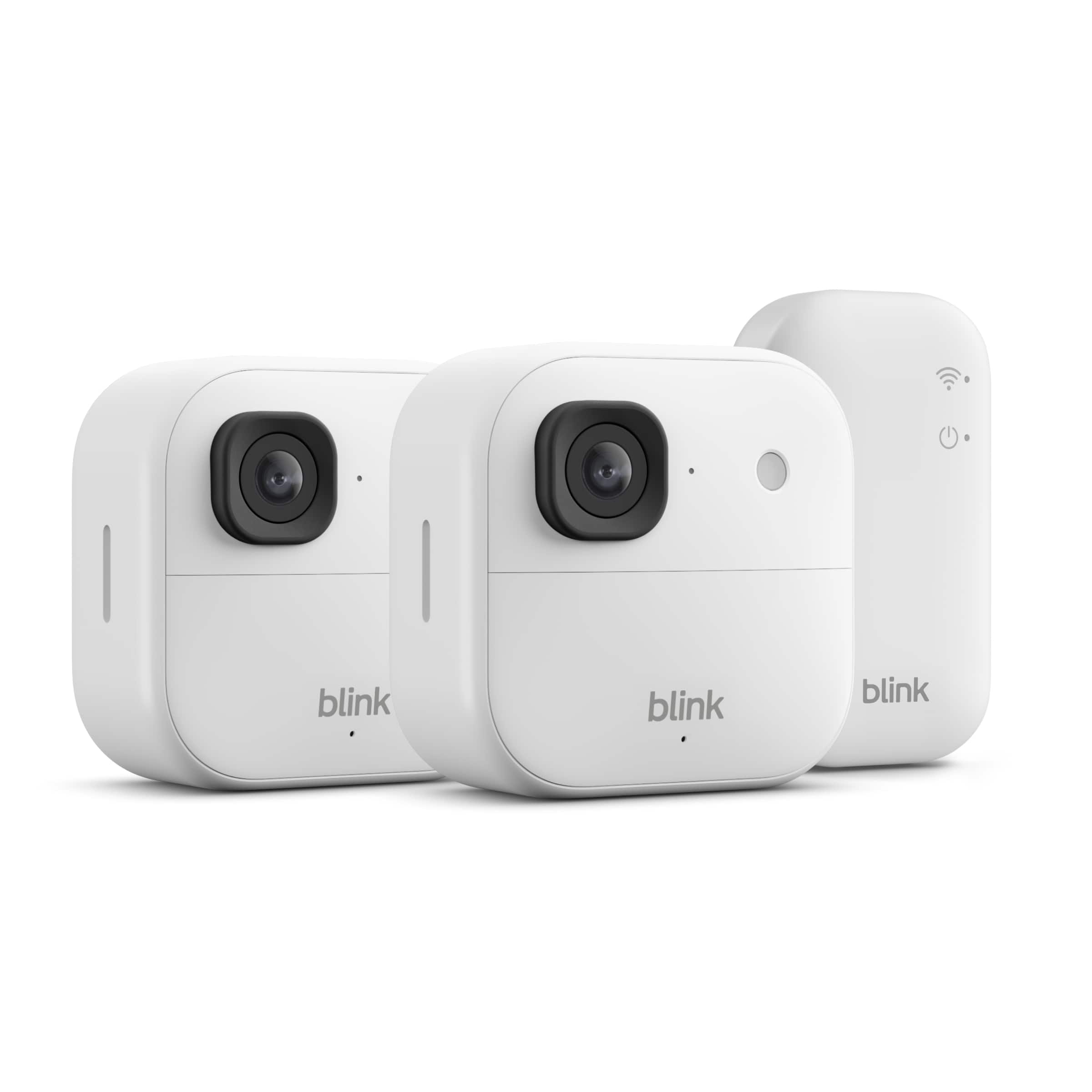 Blink - Outdoor 2K+ Wireless Smart Security Camera, 2K video, Two-way audio w/ noise cancellation, Smart detection - 2CAM - White