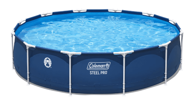 Coleman Steel Pro 12' x 33" Round Metal Frame Above Ground Pool Set Walmart