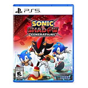 Sonic X Shadow Generations (PS5, Xbox, Switch) - $13 + Free Shipping