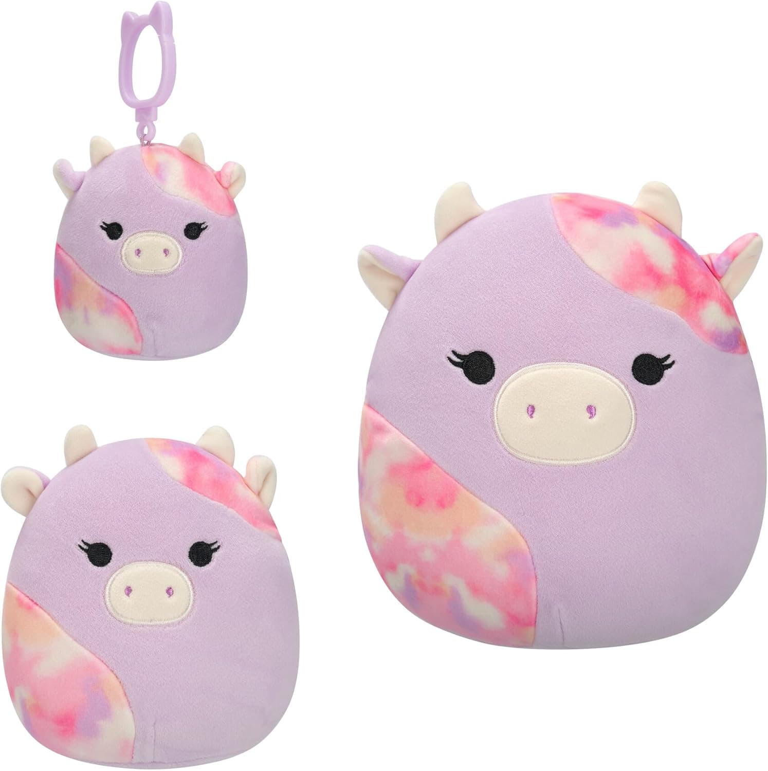 Cuddle Up with Squishmallows Cow Plush Set