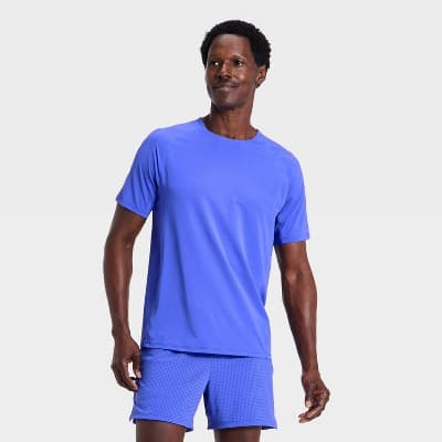 Men's Elevated Run T-Shirt - All In Motion™ Royal Blue M