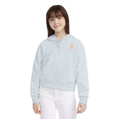 Levi's® Girls' French Terry Strawberry Pullover Hoodie - Light Blue M