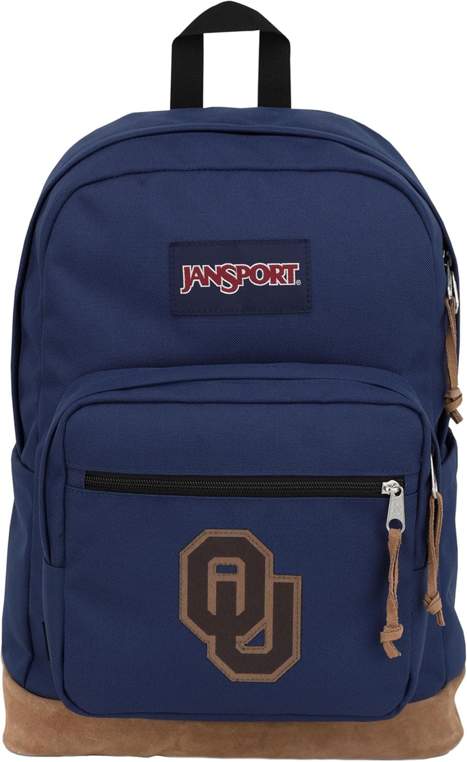 Durable JanSport Backpack with Laptop Sleeve - Oklahoma Sooners