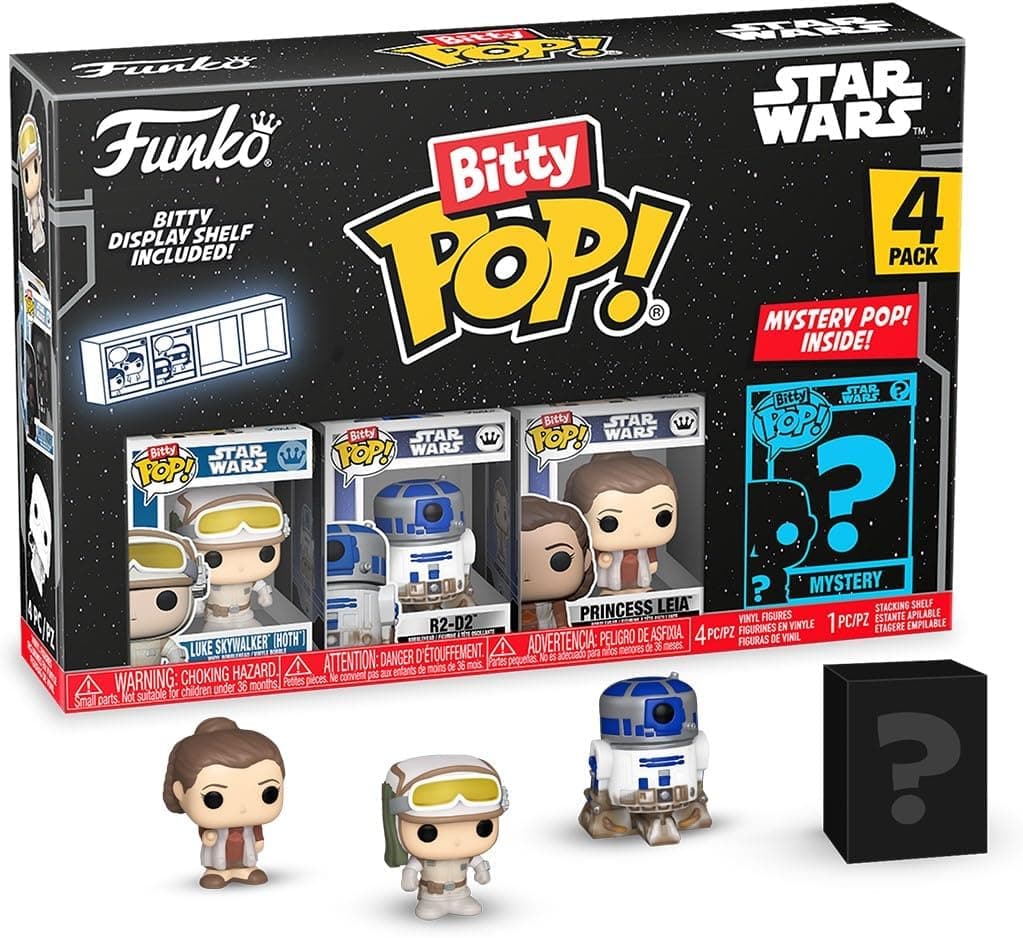 Funko Bitty Pop! Star Wars Figures - Collectible Display Set