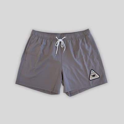 Disney Men's 5" Stitch Surf Shack Swim Trunks - Mauve L