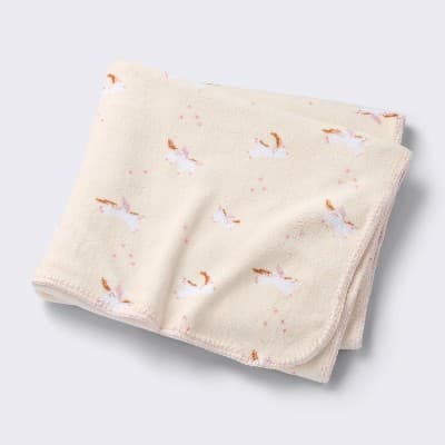 Plush Baby Blanket - Unicorn - Cloud Island™: Microplush, Shapes Pattern, 40" x 30"
