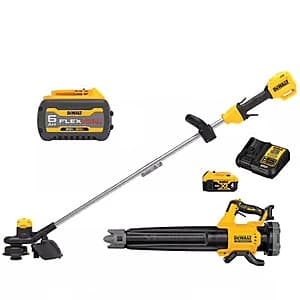 DeWalt 20V MAX Trimmer & Blower Kit with FLEXVOLT Batteries