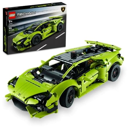LEGO Technic Lamborghini Huracan Tecnica 42161 Advanced Sports Car Building Kit for Kids Ages 9 and up Who Love Engineering and Collecting Exotic Sports Car Toys