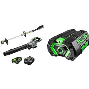 EGO POWER+ String Trimmer & Leaf Blower with Batteries and Charger