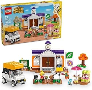 LEGO Animal Crossing K.K.’s Concert in The Plaza Building Toys Set - Animal Crossing Toy Figures & Playsets for Kids, Girls & Boys, Ages 7+ - Pretend Play Gift for Christmas - 77052