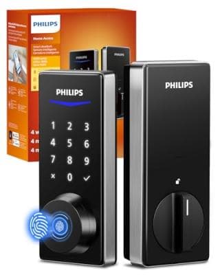 Philips Fingerprint Smart Lock w/ Auto Lock Amazon