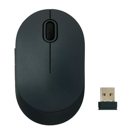 onn Wireless 5-button Mouse, 1600 DPI, 2.4 GHz USB-A Dongle, Gray