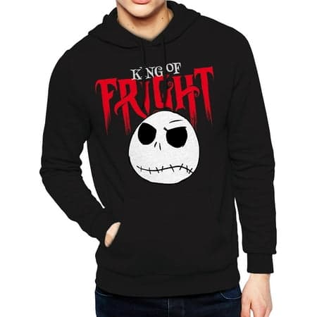 Nightmare Before Christmas, Men's Apparel Graphic, King Of Fright Hoodie, Sizes S-3XL