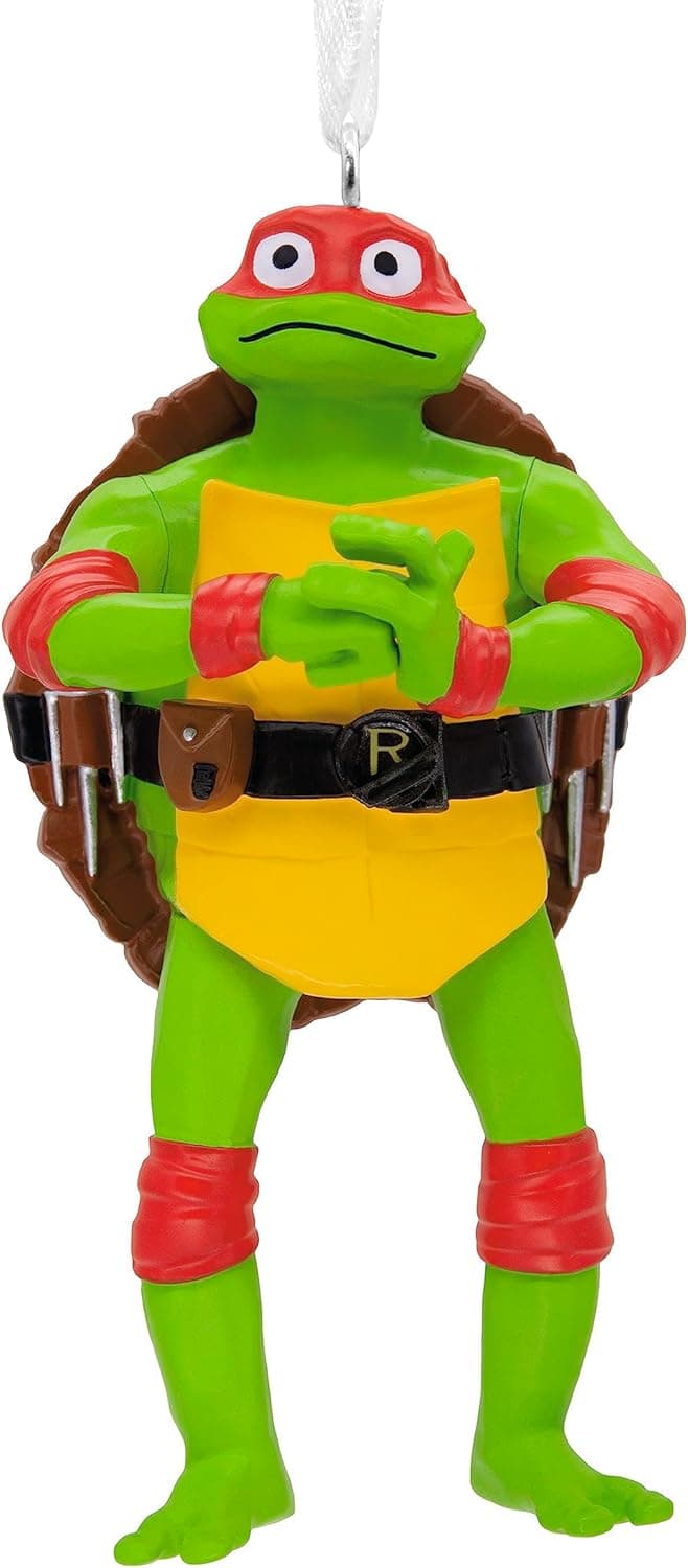 Hallmark Raphael Ornament: Mutant Mayhem Holiday Decor