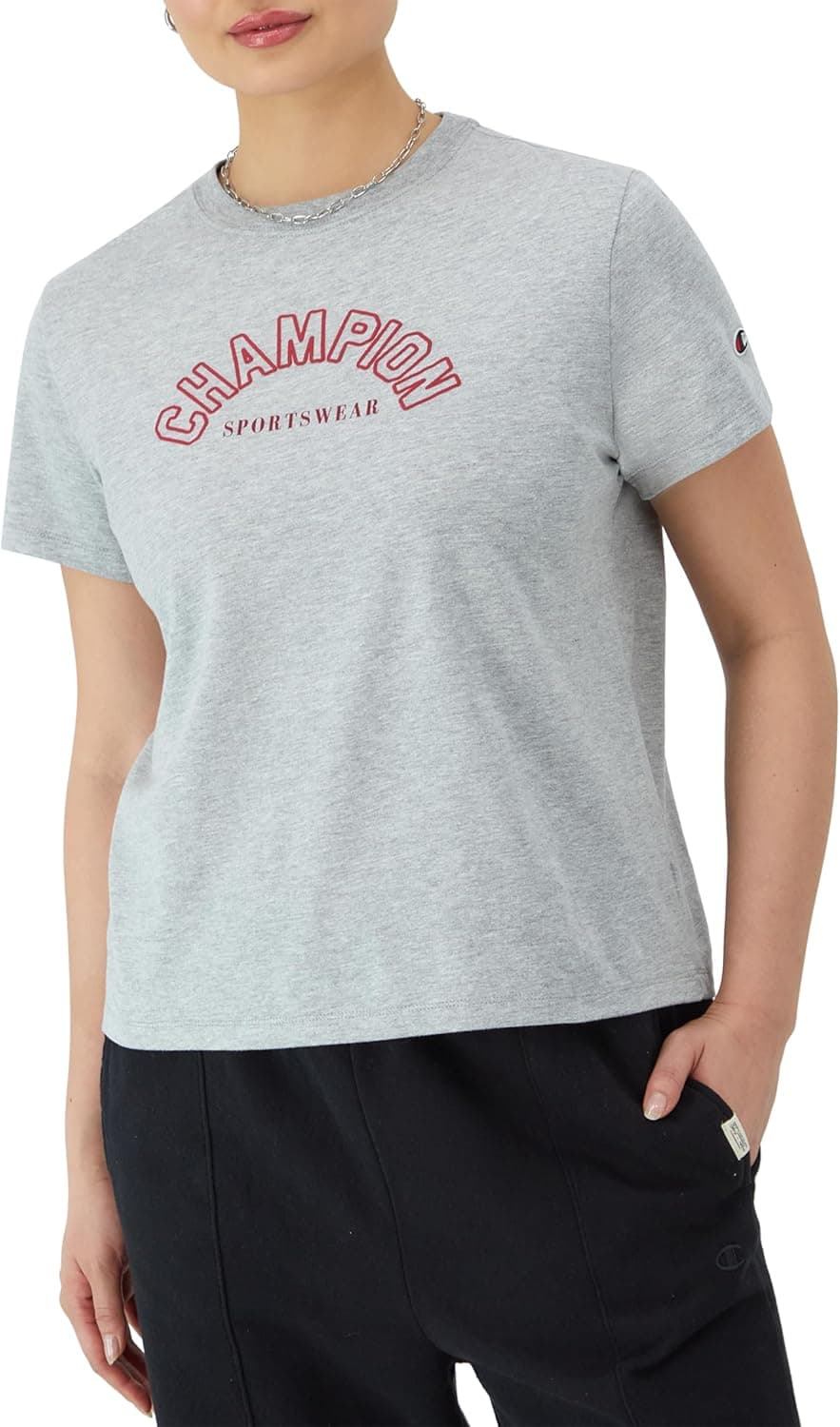 Champion Women's Graphic Tee: Lightweight & Comfortable