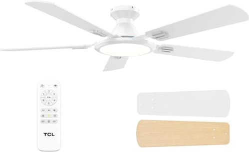 TCL 52" Low Profile Ceiling Fan w/ Light