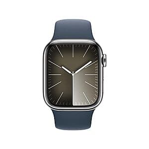 Apple Watch Series 9 GPS + Cellular (41mm, Silver, Blue) $249 + Free Shipping