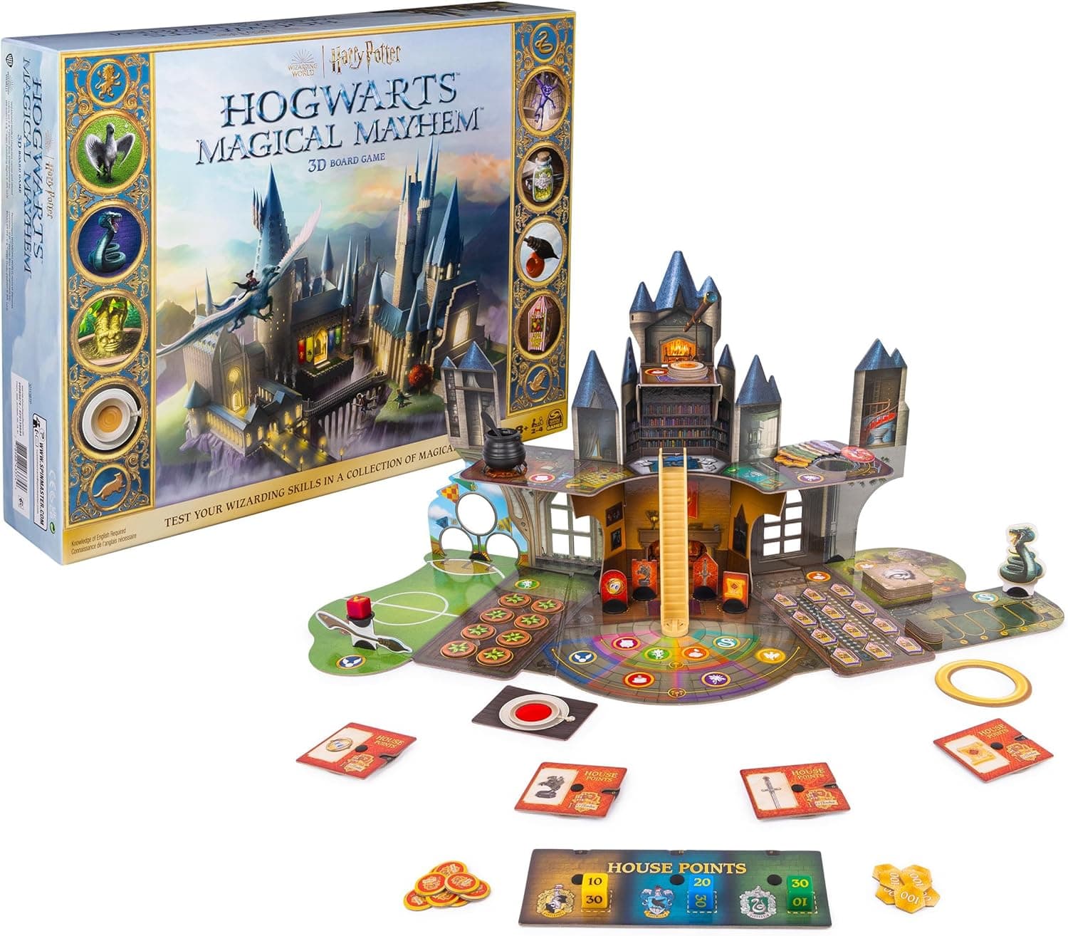 Bring the Wizarding World Home with Hogwarts Magical Mayhem 3D Board Game