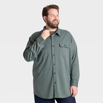 Men's Comfort Soft Shirt - Goodfellow & Co™ Green S