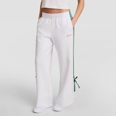 Champion Women's In the Stands Side-Tie Pants - White M