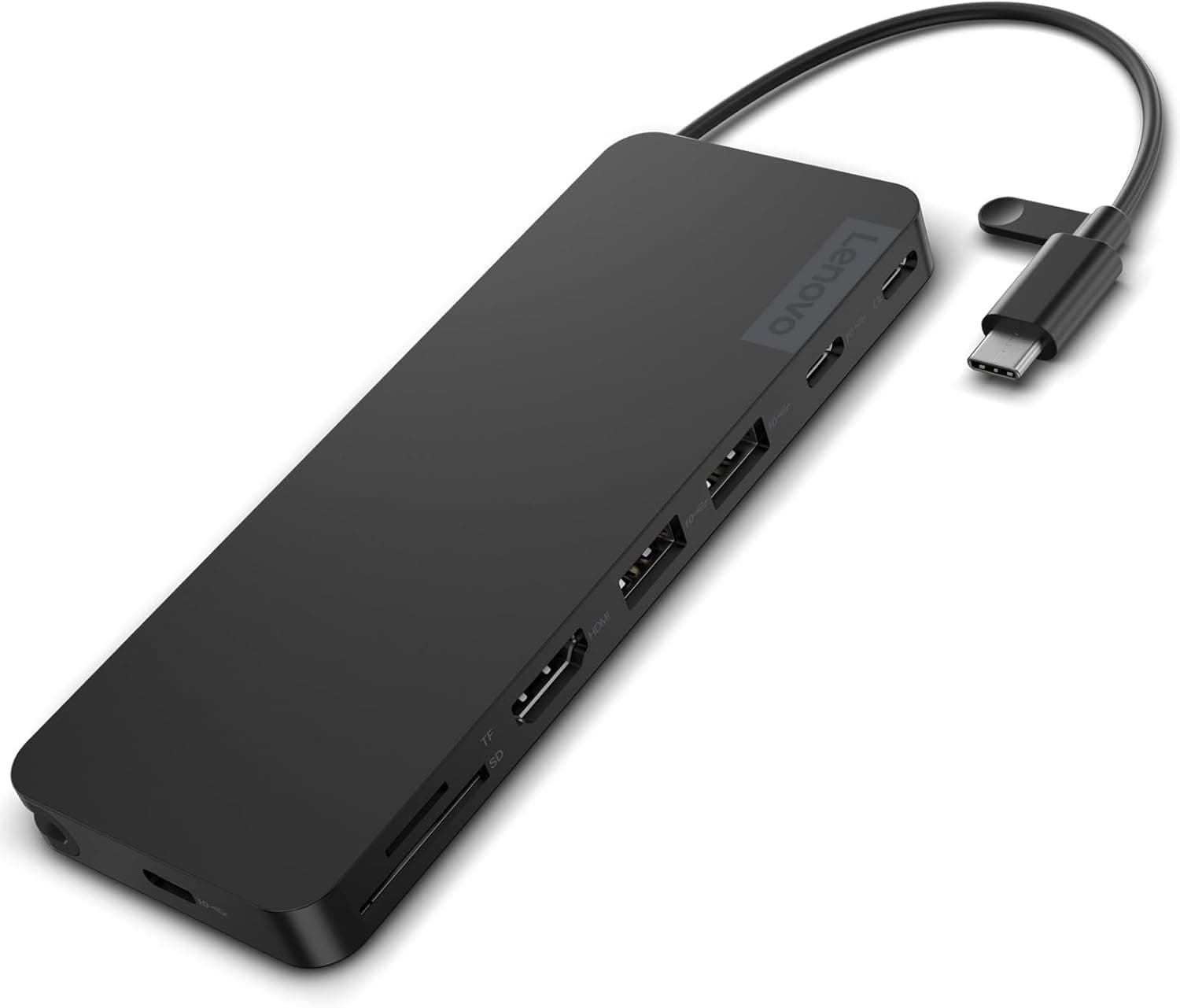 Lenovo USB-C Slim Travel Dock: 8 Ports, 4K Display, 65W PD