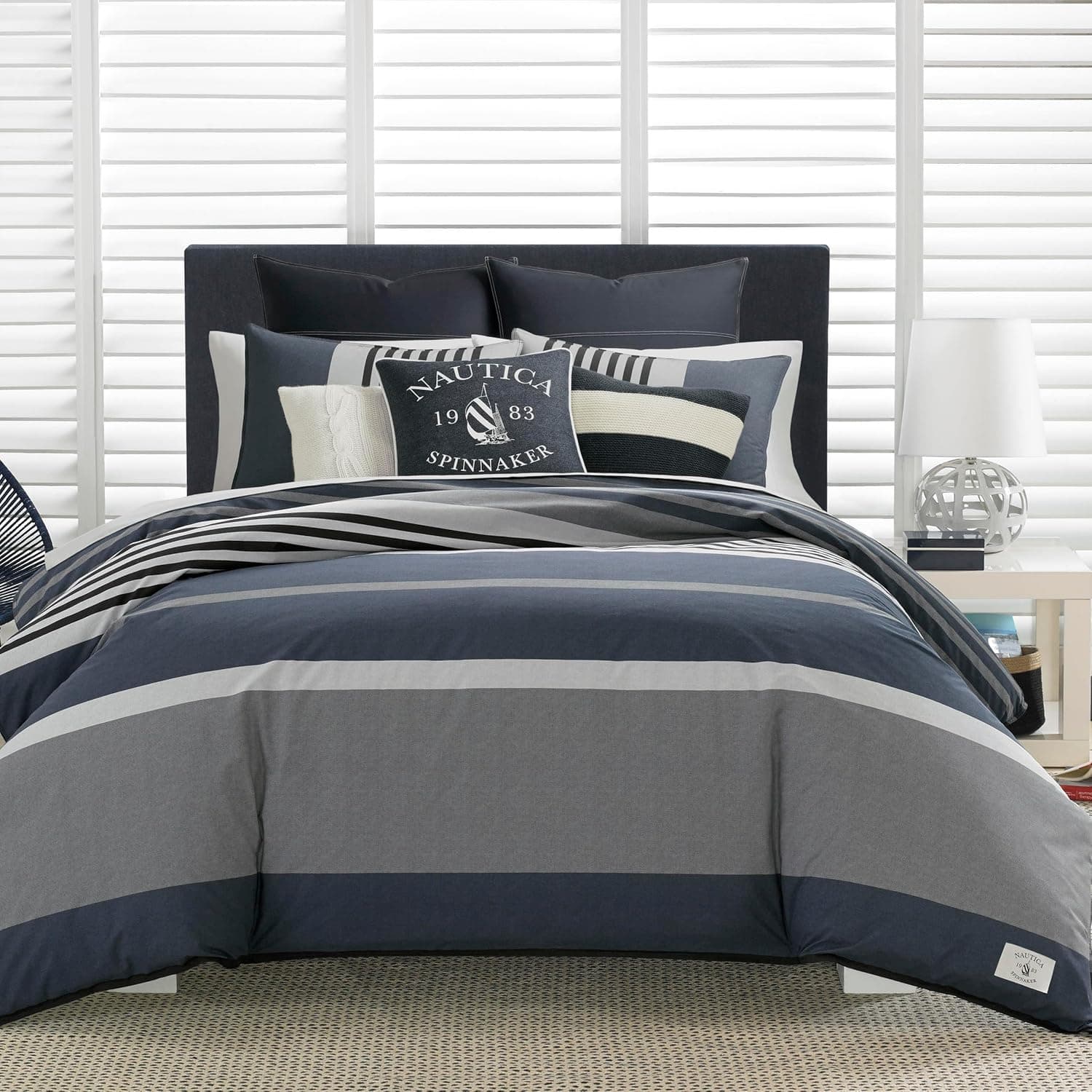 Cozy Reversible Nautica Duvet Cover Set - Stylish Home Decor