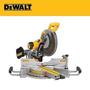 DeWALT 12" 15-Amp Dual Bevel Sliding Compound Corded Miter Saw (Tool Only) $399 + Free S/H