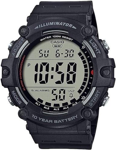 Casio Illuminator Watch: 10-Year Battery Life at 40% Off