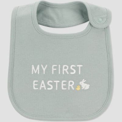 Carter's Just one you® Baby My 1st Easter Bib - Green
