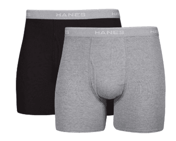 Comfortable 2-Pack Hanes Men's Boxer Briefs