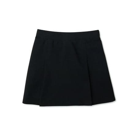 Wonder Nation Girls School Uniform Stretch Ponte Knit Scooter Skirt, Sizes 4-16 & 8-18 Plus