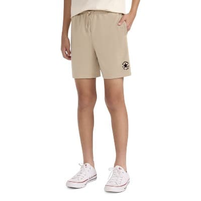 Converse® Boys' 'Above the Knee' French Terry Shorts - Tan XL