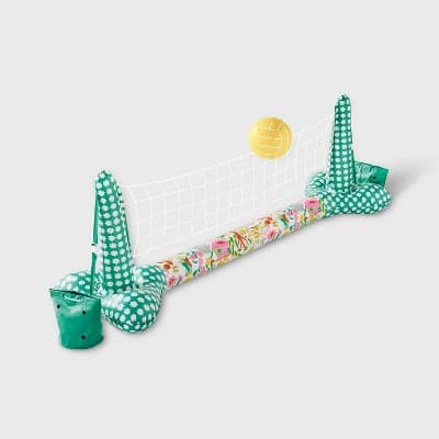 3pc Vacation Inflatable Volleyball Pool Set Yellow/Green - Roller Rabbit x Target