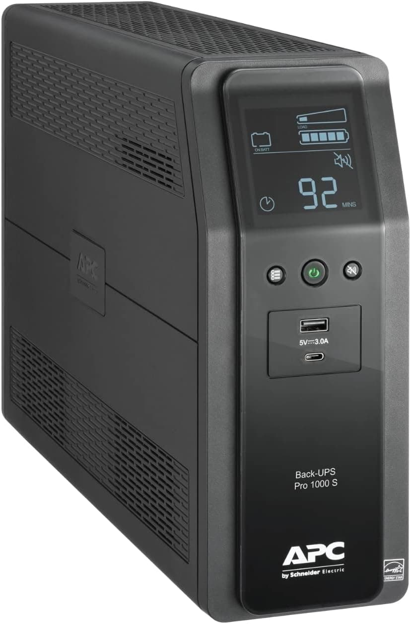 Reliable Backup Power: APC UPS Back-UPS Pro 1000VA
