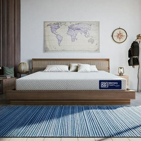 ZenDen 6" Twin Medium Firm Tight Top Memory Foam Mattress