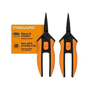2-Pack Fiskars Micro-Tip Pruning Snips - Just $18