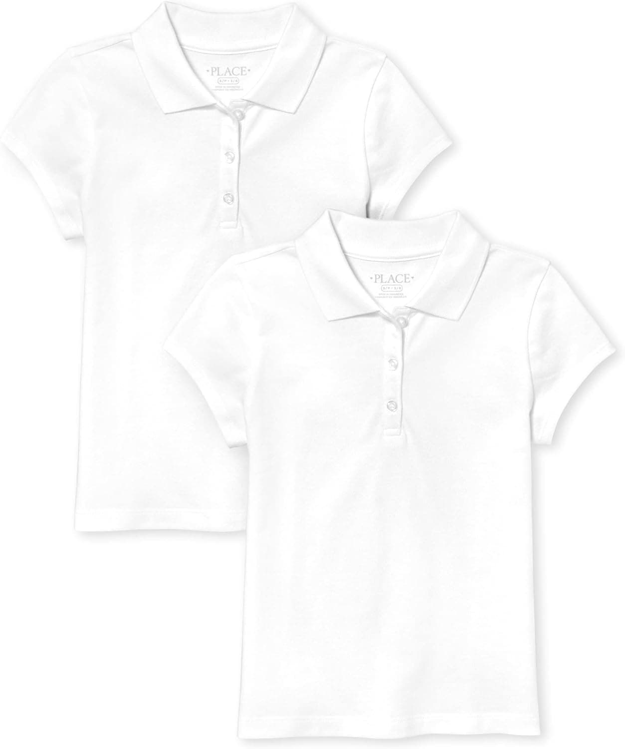 2-Pack Girls Ruffle Polo Shirts: 60% Off