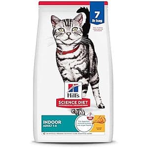 Save on Hill's Science Diet Adult Indoor Dry Cat Food