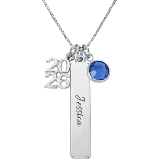 Commemorate Graduation with a Custom 925 Silver Necklace