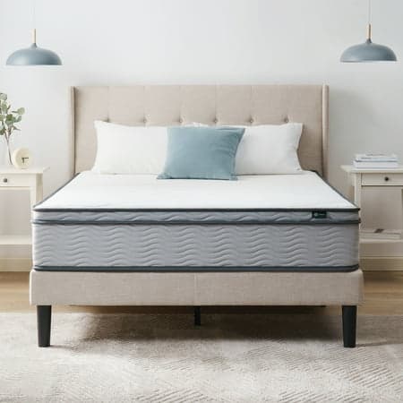 Zinus 10" Innerspring Mattress with Euro Top, Full