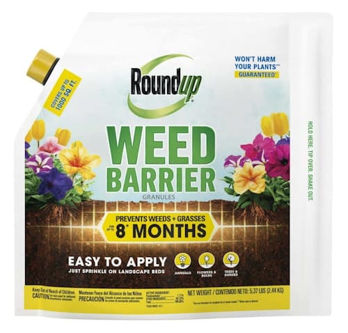 Roundup Weed Barrier Granules: Effective Lawn Care