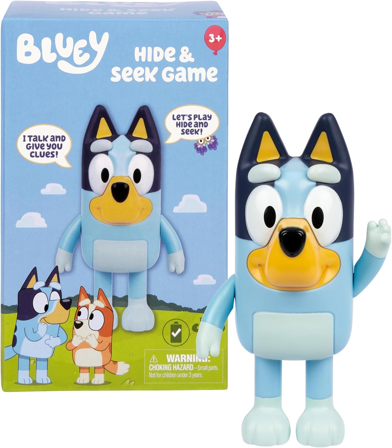Bluey Game Hide and Seek Articulated Musical Figurine