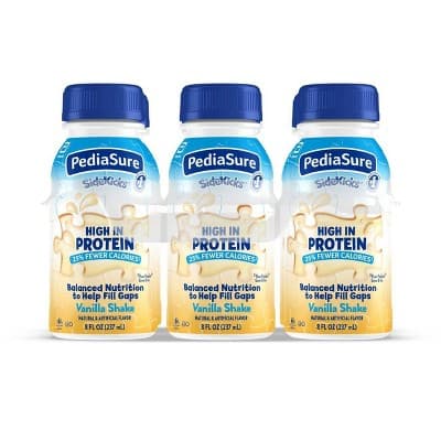 PediaSure SideKicks High Protein Nutrition Shake Vanilla - 6pk/48 fl oz: Toddler, Kosher, Halal, Non-GMO