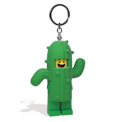 LEGO Minifigures Keychain Light - Cactus Boy: ABS Material Mini Figure with Batteries Included