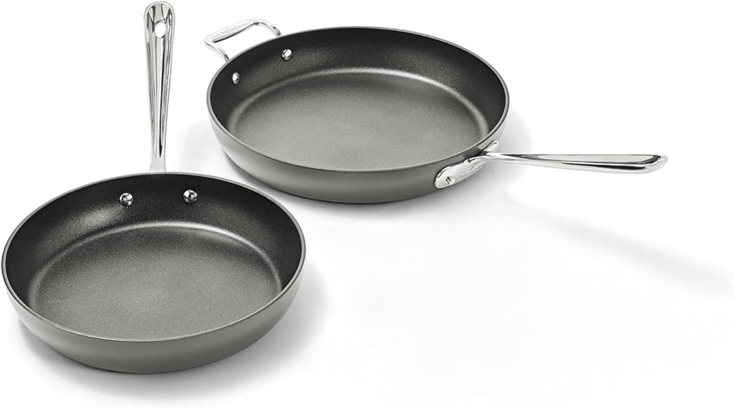 All-Clad Hard Anodized Nonstick Fry Pan Set - 10" and 12"