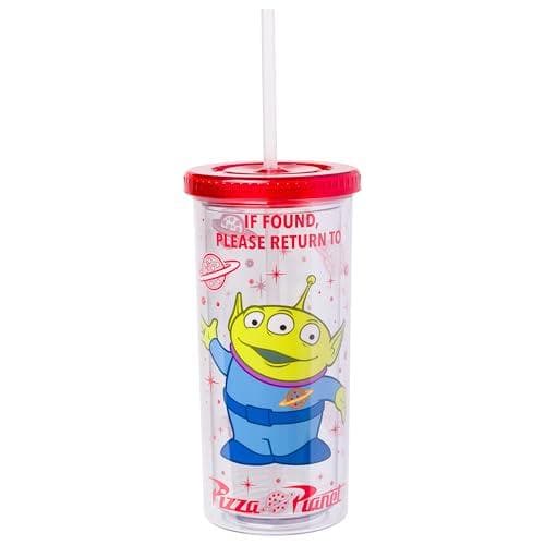 Silver Buffalo 20oz Toy Story "If Found Return to Pizza Planet" Cup w/ Straw Amazon